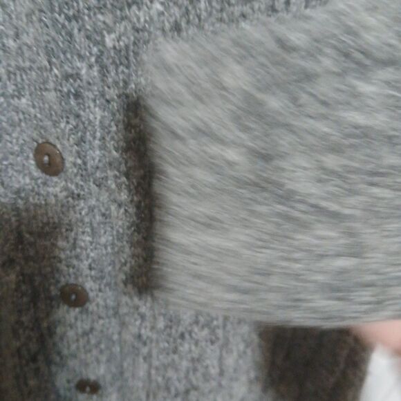Kamel Grey Cardigan  Size M Womans Woll Blend - Picture 4 of 7